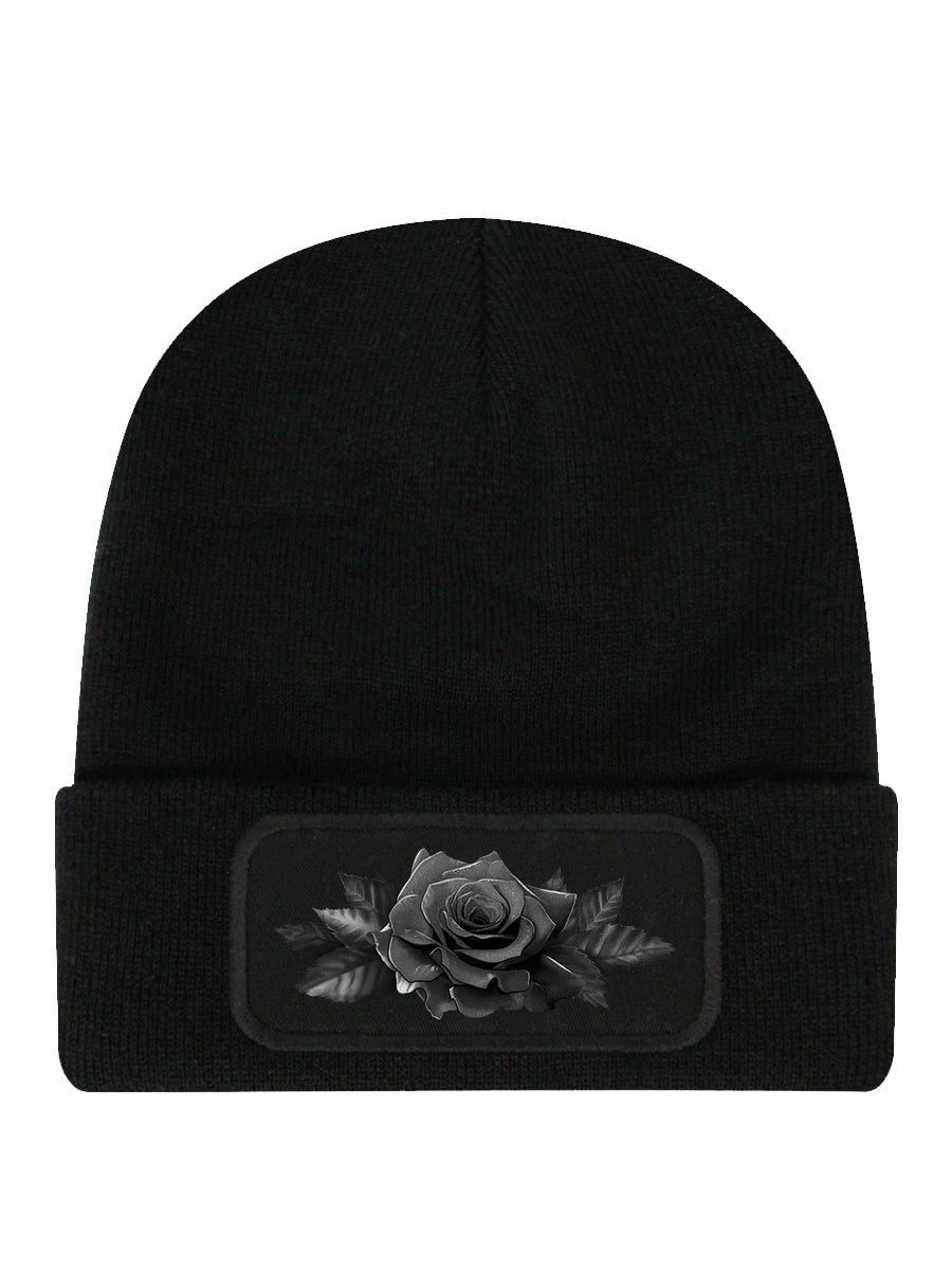 Requiem Collective Ebony Rose Black Beanie