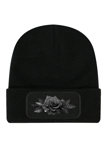 Requiem Collective Ebony Rose Black Beanie