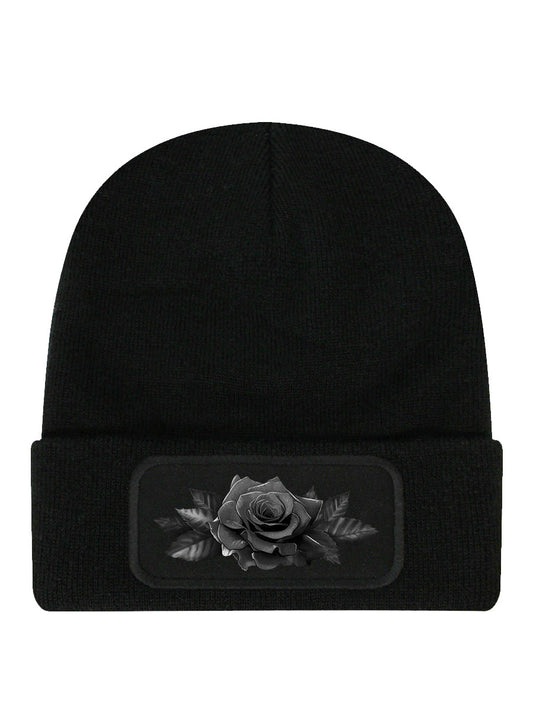 Requiem Collective Ebony Rose Black Beanie