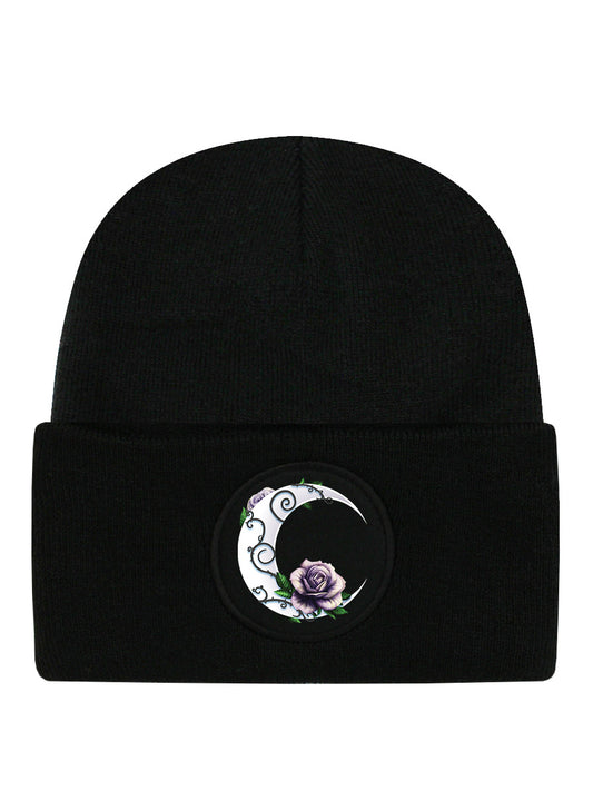 Requiem Collective Lunar Rose Black Beanie