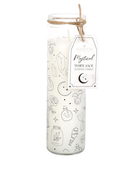 Mystical White Sage Tube Candle