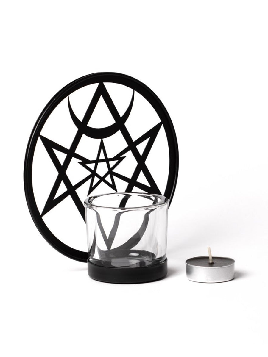 Alchemy Unicursal Hex Tea Light Holder