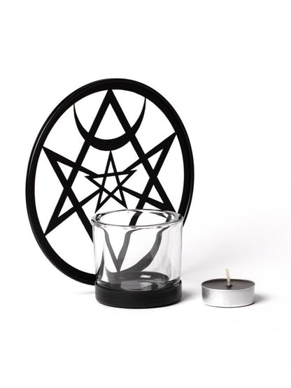 Alchemy Unicursal Hex Tea Light Holder