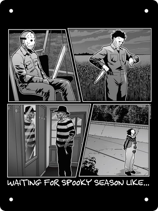 Waiting For Spooky Season Like... Mini Tin Sign