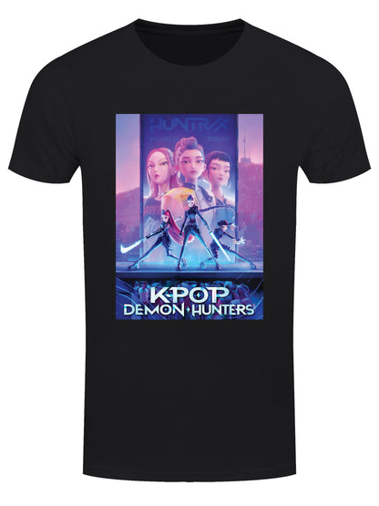 KPop Demon Hunters Key Art Black T-Shirt