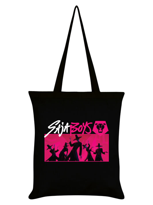 KPop Demon Hunters Saja Boys Black Tote Bag