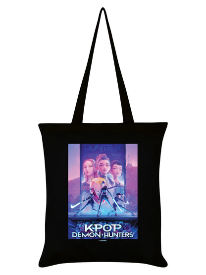 KPop Demon Hunters Key Art Black Tote Bag