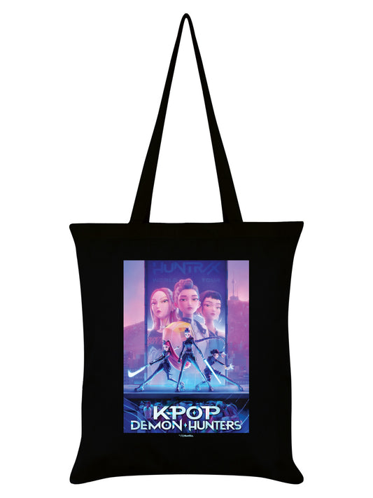 KPop Demon Hunters Key Art Black Tote Bag