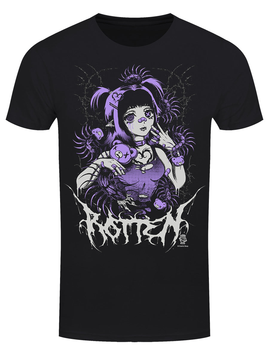 Cosmic Boop Rotten Men's Black T-Shirt