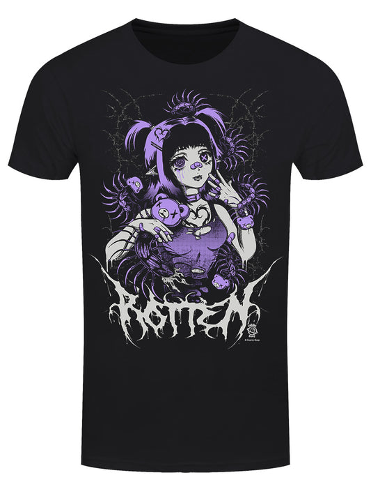 Cosmic Boop Rotten Men's Black T-Shirt
