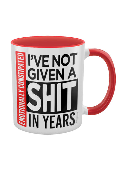 Emotionally Constipated Red Inner 2-Tone Mug