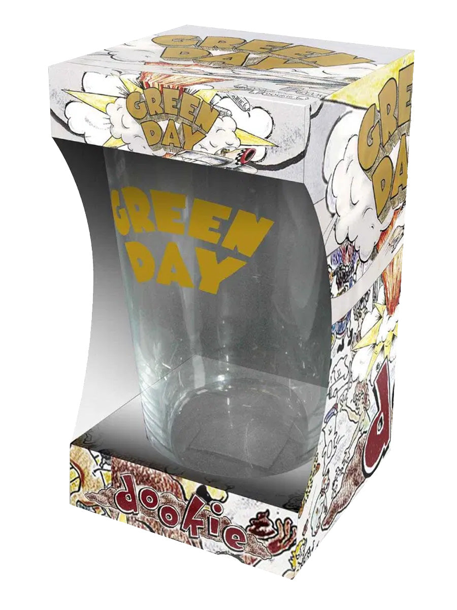 Green Day Dookie Drinking Glass