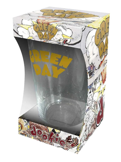 Green Day Dookie Drinking Glass
