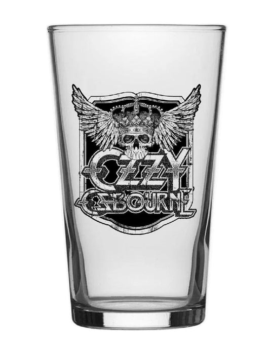 Ozzy Osbourne Crest Drinking Glass