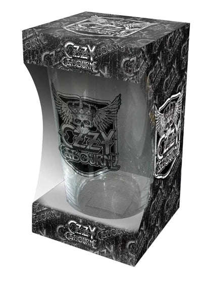 Ozzy Osbourne Crest Drinking Glass