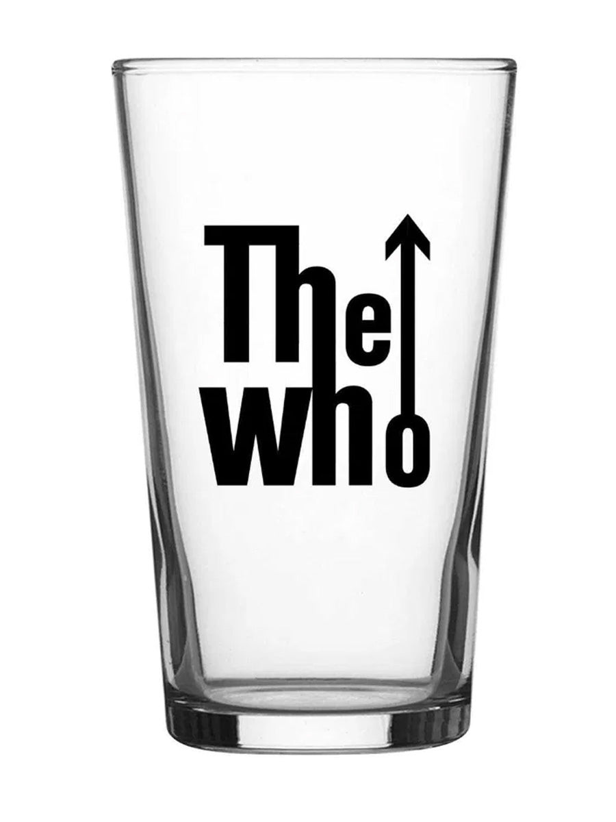 The Who Classic Logo Drinking Glass