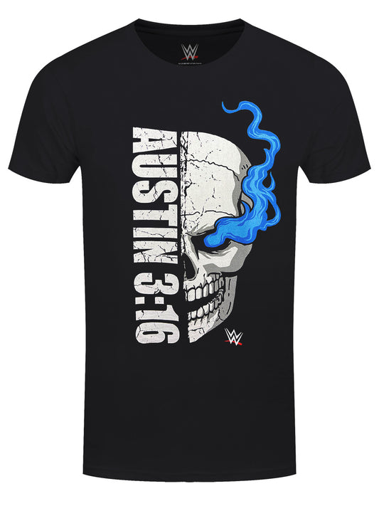 WWE Stone Cold Steve Austin Smoking 3:16 Men's Black T-Shirt
