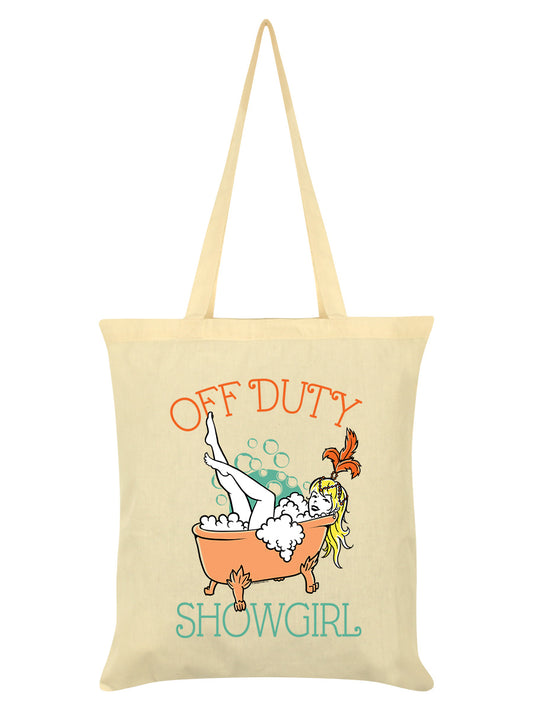 Off Duty Showgirl Cream Tote Bag