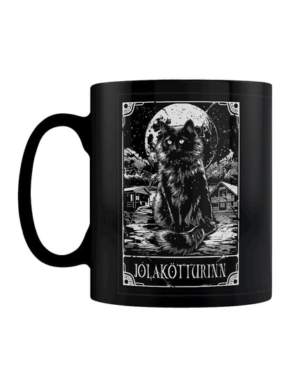 Deadly Tarot - Jólakötturinn The Yule Cat Black Mug