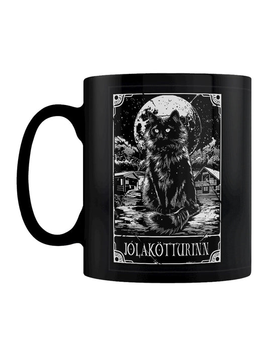 Deadly Tarot - Jólakötturinn The Yule Cat Black Mug