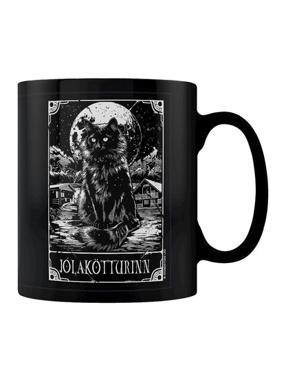 Deadly Tarot - Jólakötturinn The Yule Cat Black Mug