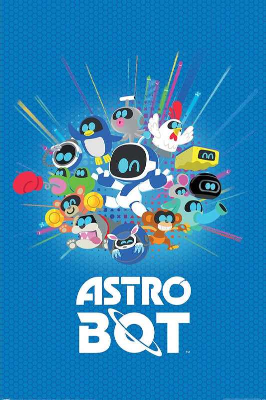 Playstation Astro Bot (Friends) Maxi Poster