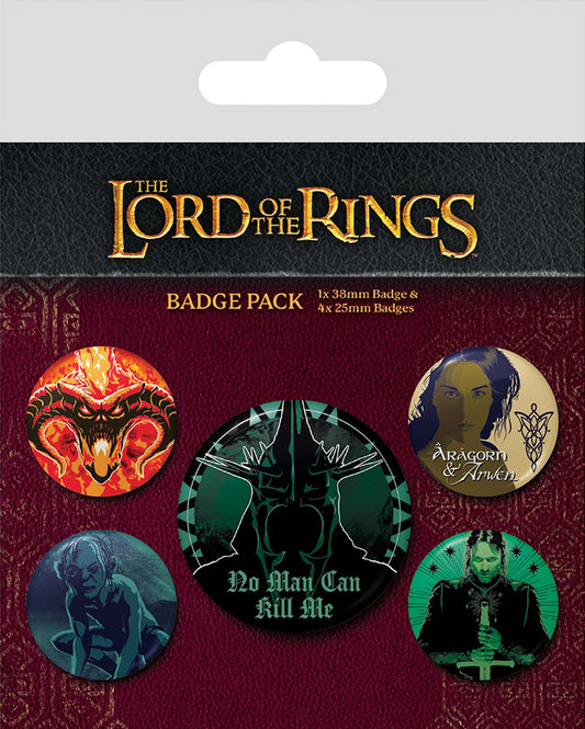 Lord Of The Rings (Be Bold) Badge Pack