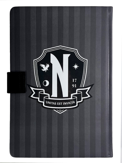 Wednesday (Uniform) A5 Premium Clasped Notebook