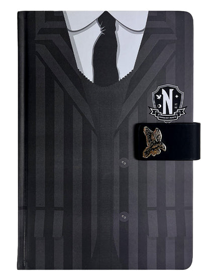 Wednesday (Uniform) A5 Premium Clasped Notebook
