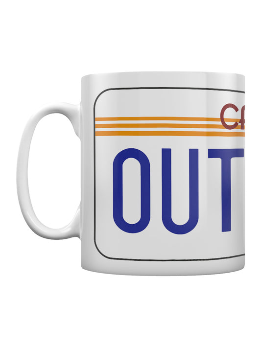 Back To The Future (License Plate) Mug