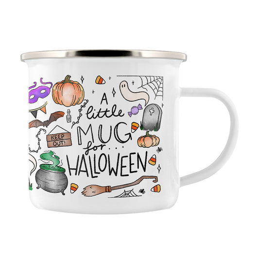 A Little Mug For Halloween Enamel Mug
