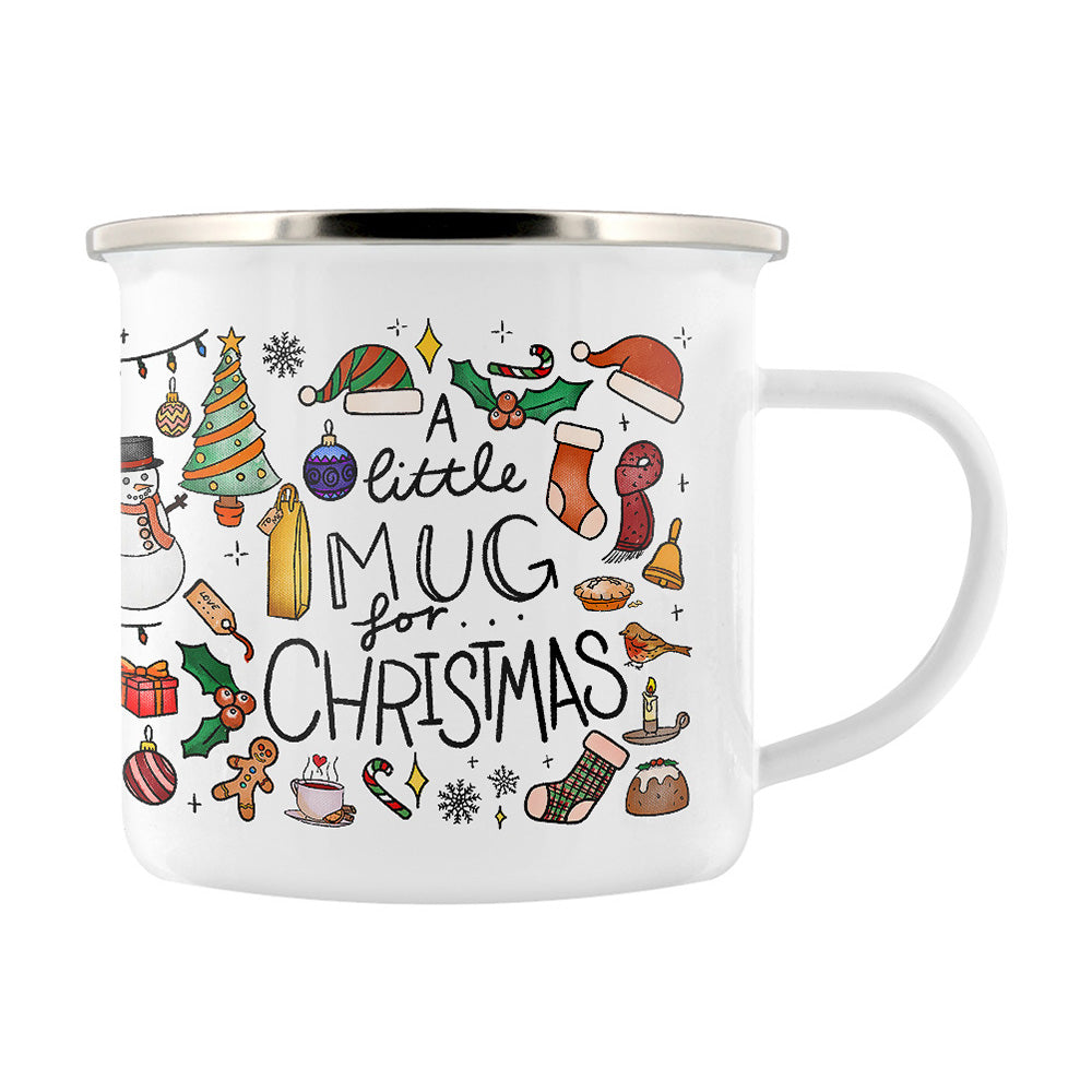 A Little Mug For Christmas Enamel Mug