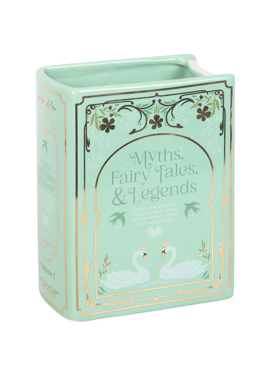 Myths, Fairy Tales & Legends Book Shaped Ceramic Vase