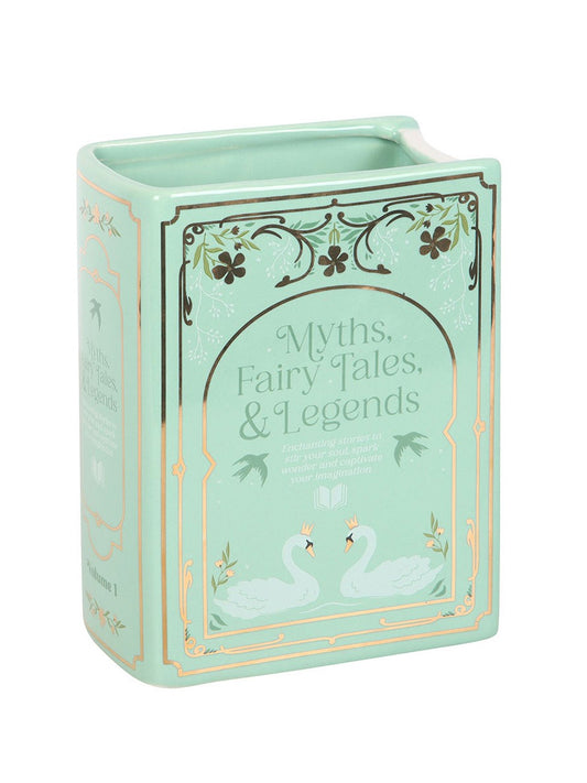 Myths, Fairy Tales & Legends Book Shaped Ceramic Vase