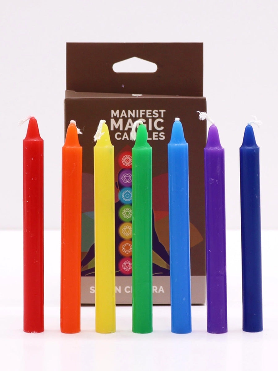 Chakra Manifest Magic Candles (Set of 7)