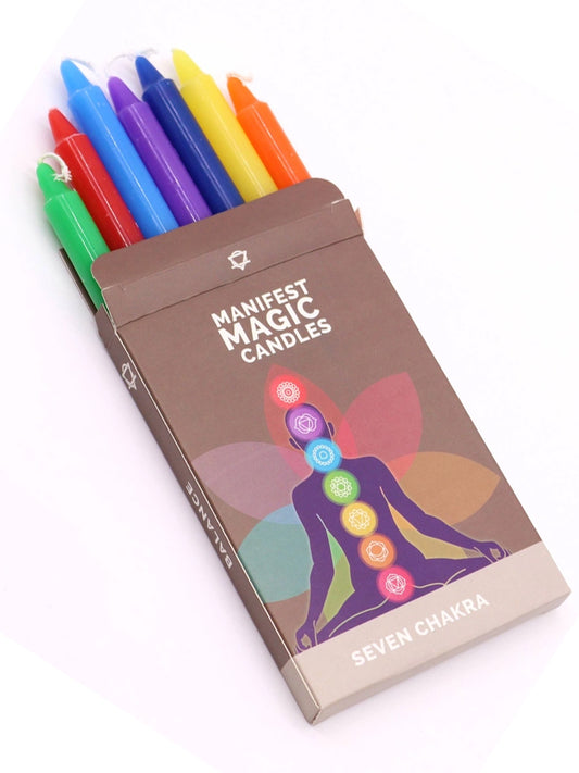 Chakra Manifest Magic Candles (Set of 7)