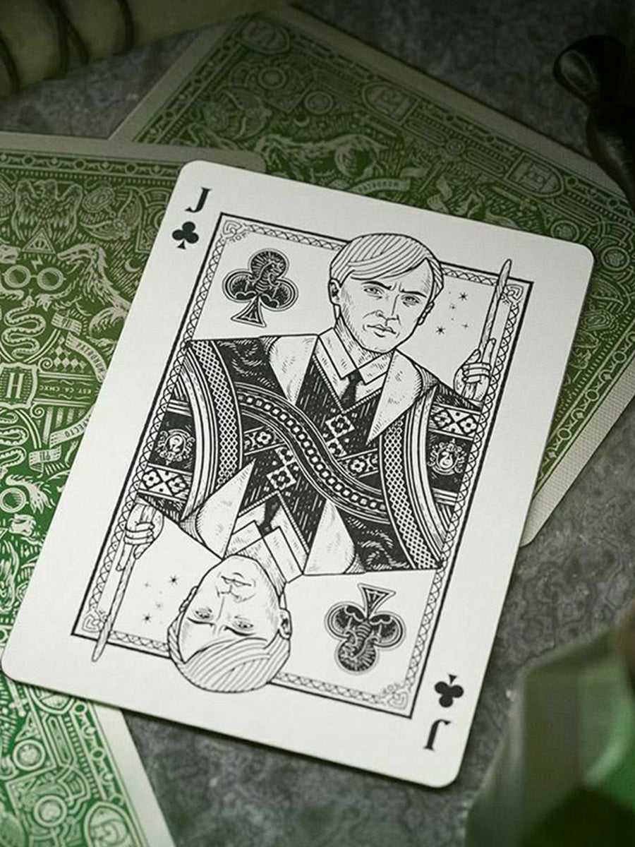 Harry Potter Slytherin Green Theory11 Playing Cards