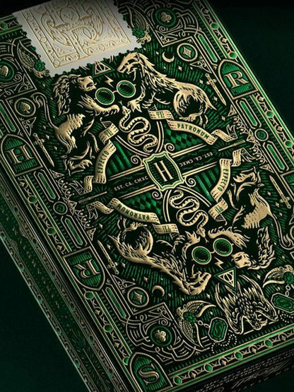 Harry Potter Slytherin Green Theory11 Playing Cards