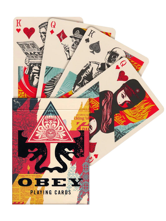 Obey Collage Edition Theory11 Premium Playing Cards