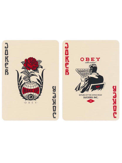 Obey Collage Edition Theory11 Premium Playing Cards