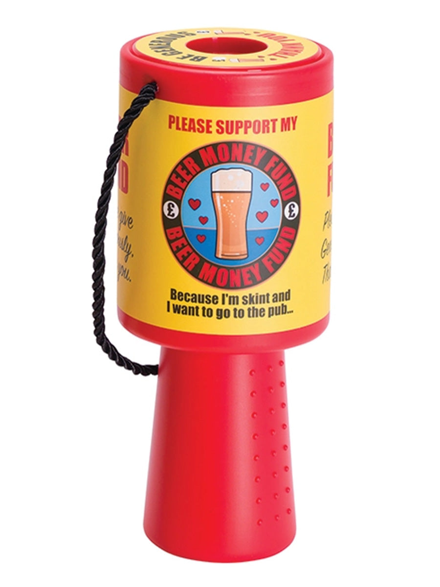 Beer Fund Charity Box & Stickers