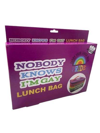 Nobody Knows I'm Gay Lunch Bag