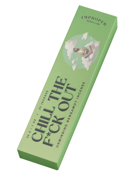 Chill The F*ck Out Bergamont Scented Incense Sticks - Set of 20
