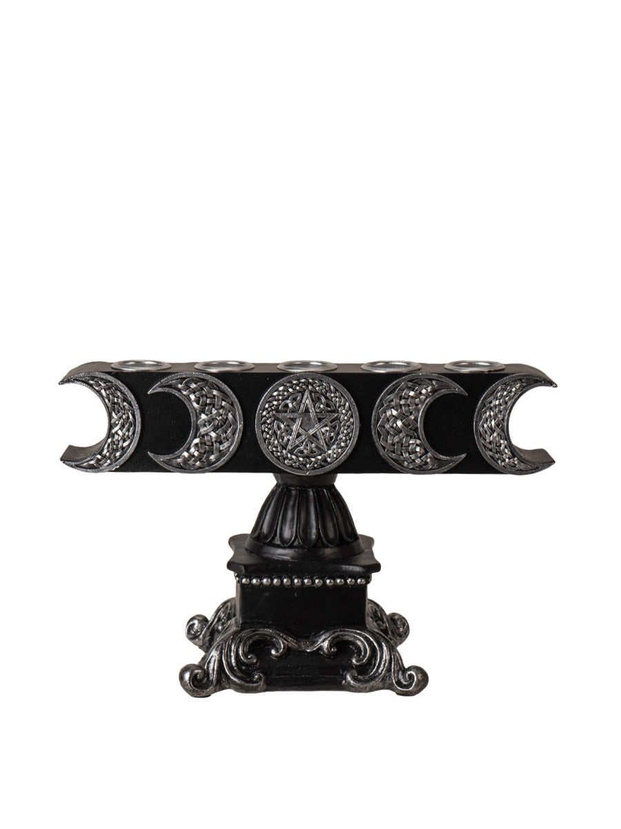 Triple Moon Candle Holder