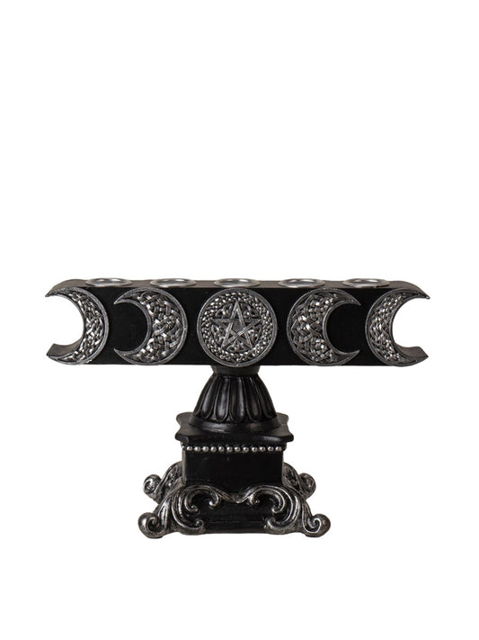 Triple Moon Candle Holder