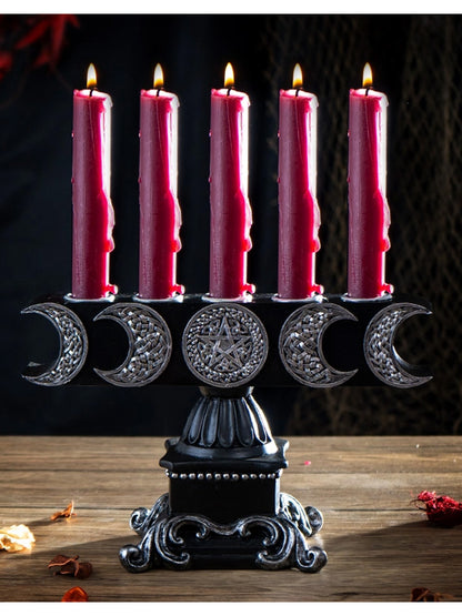 Triple Moon Candle Holder