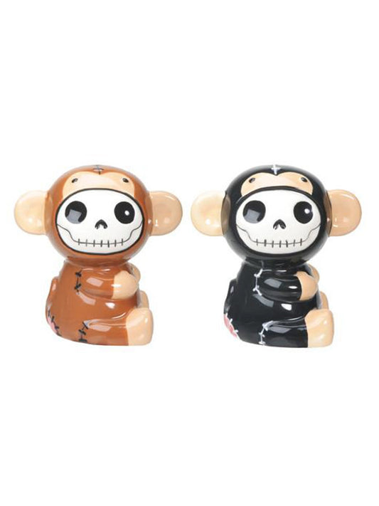 Furrybones Munky Salt & Pepper Shaker Set