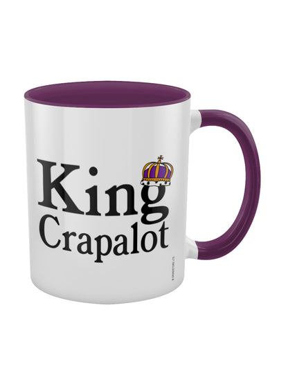 King Crapalot Purple Inner 2-Tone Mug
