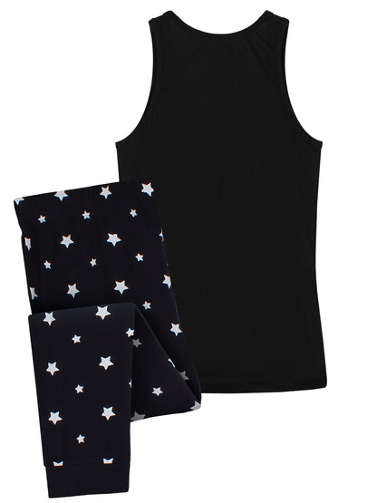 Requiem Collective Raven Ladies Long Pyjama Set