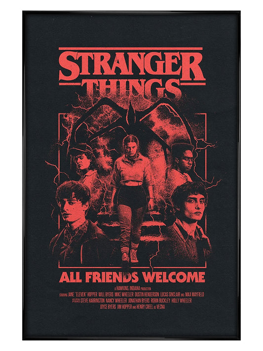 Stranger Things 5 All Friends Welcome Maxi Poster